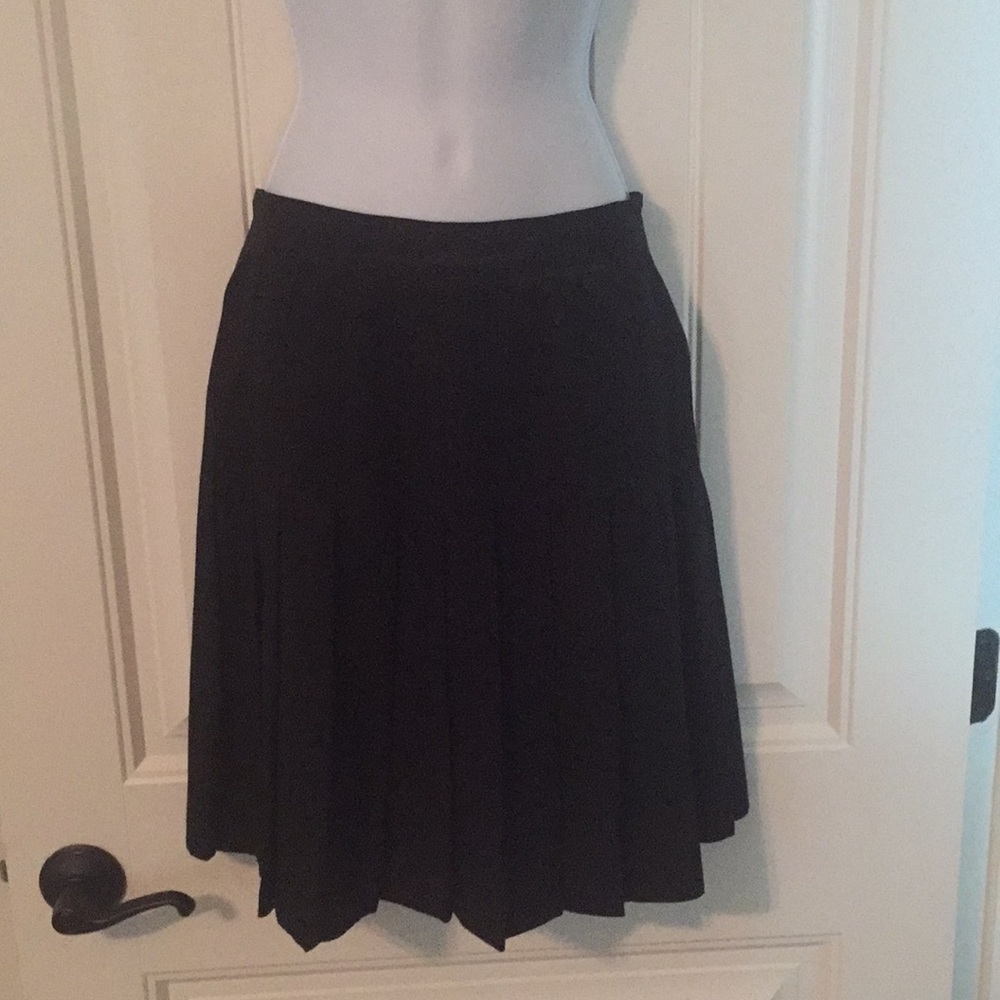 Black pleated skirt. 21.5”
